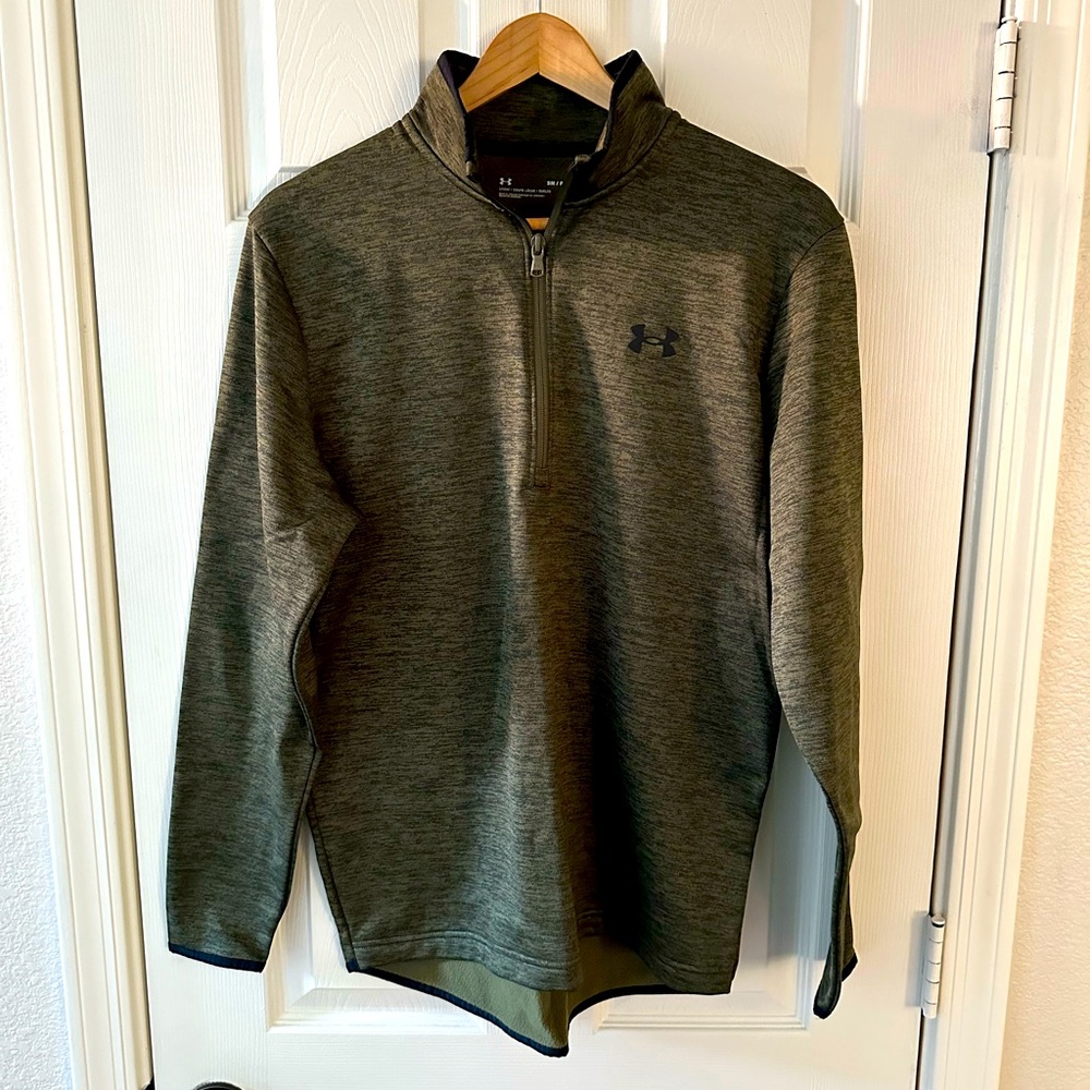 Under Armour - Golf 1/4 Zip - Size Small - Dark Green A Like-New